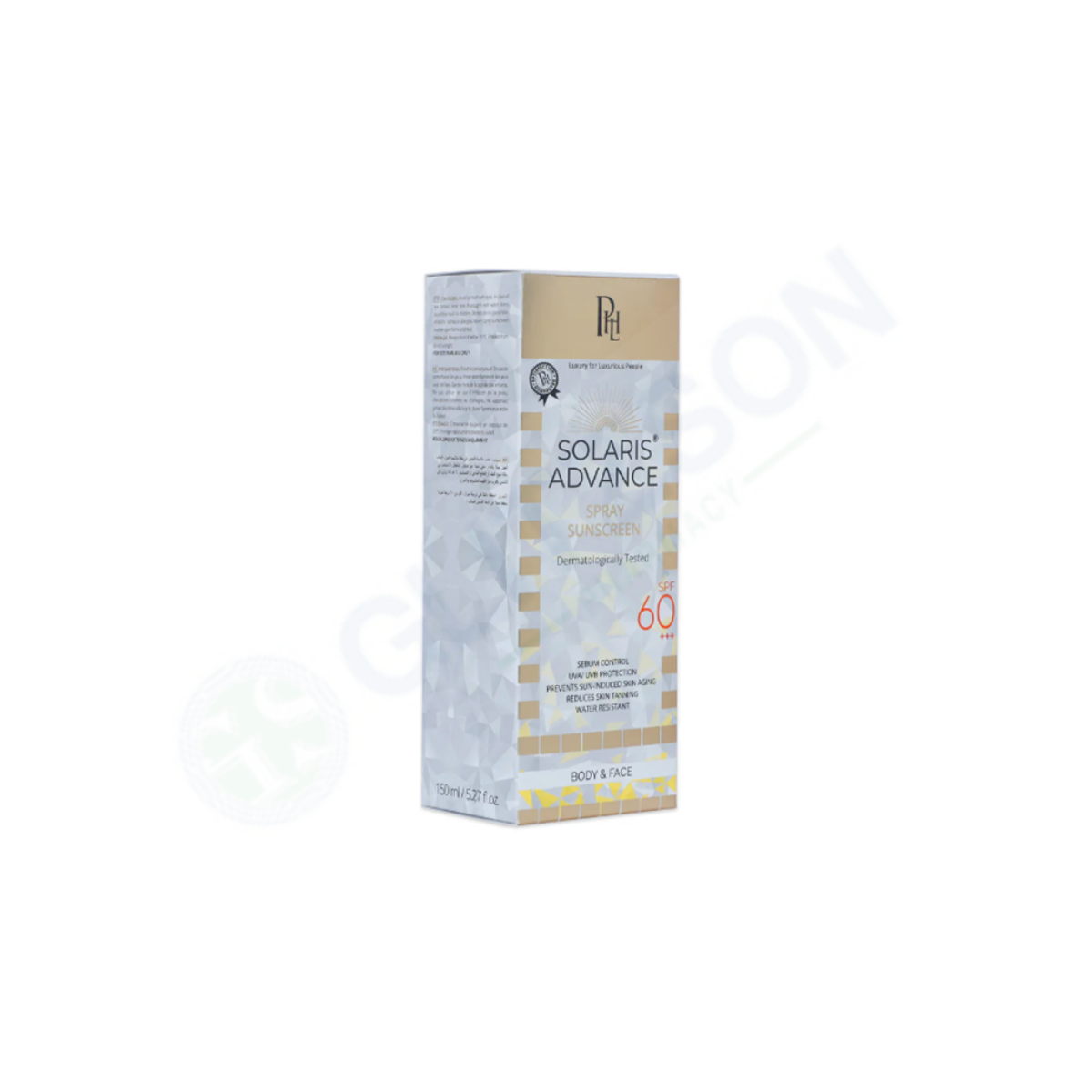 Solaris Advance Spray Sunscreen SPF60 150ml