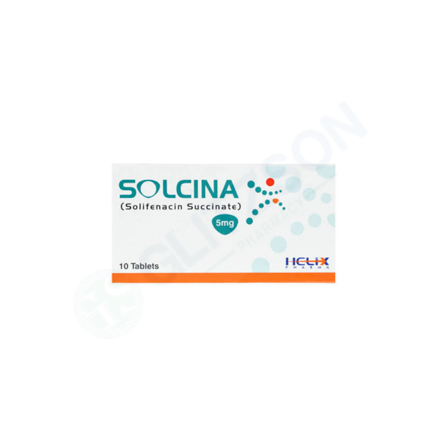 Solcina Tablets 5mg (1 Box = 1 Strip)(1 Strip = 10 Tablets) Hover Image