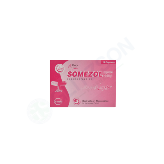 Somezol Capsules 20mg (1 Strip = 7 Capsules)