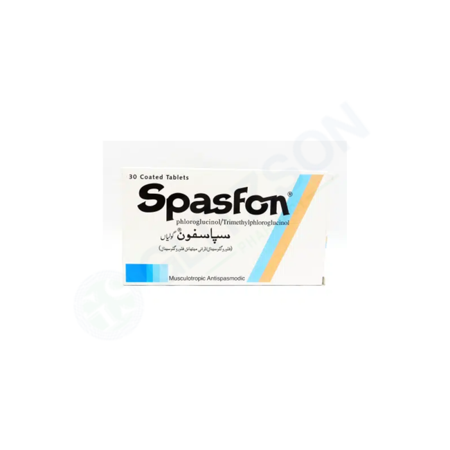 Spasfon Tablets 80mg (1 Strip = 10 Tablets) Hover Image