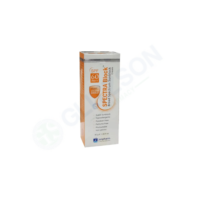 Spectra Block SPF60 Sunblock 40g Hover Image