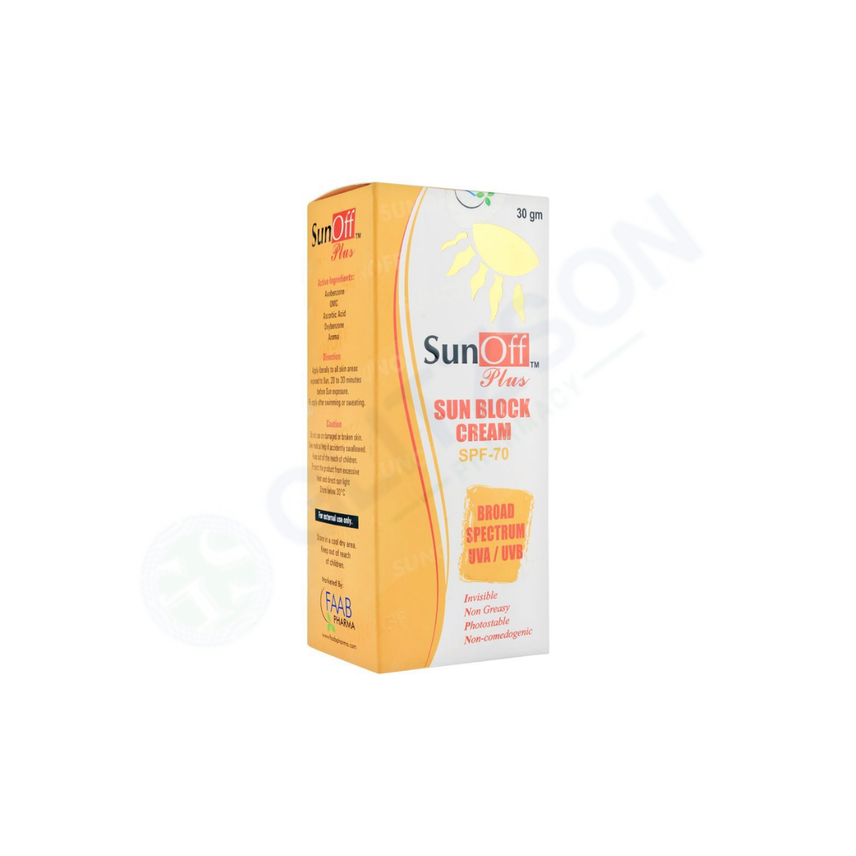 Sun Off Plus Sunblock Cream SPF 70 30g Cream
