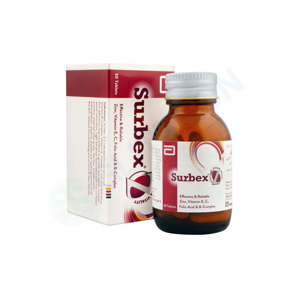 Surbex Z Tablets (1 Bottle = 30 Tablets)