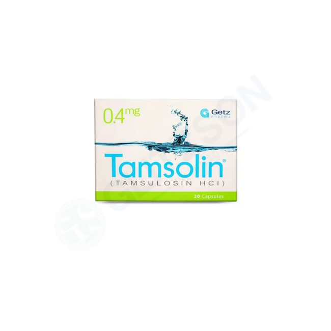Tamsolin Capsules 0.4mg (1 Strip = 10 Capsules) Hover Image
