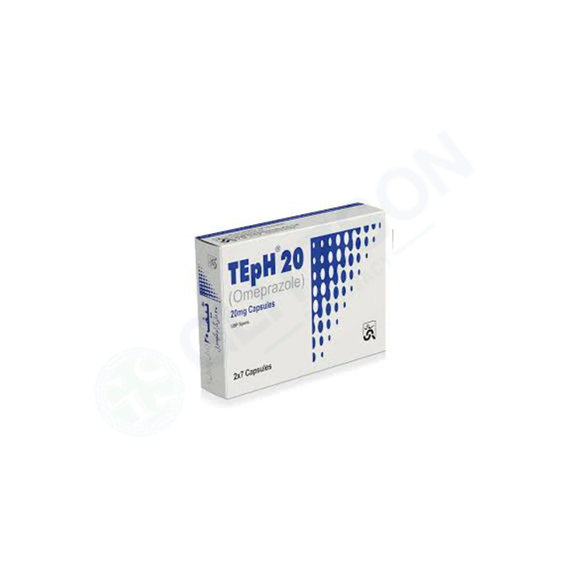 Teph Capsules 20mg (1 Strip = 7 Capsules) Hover Image