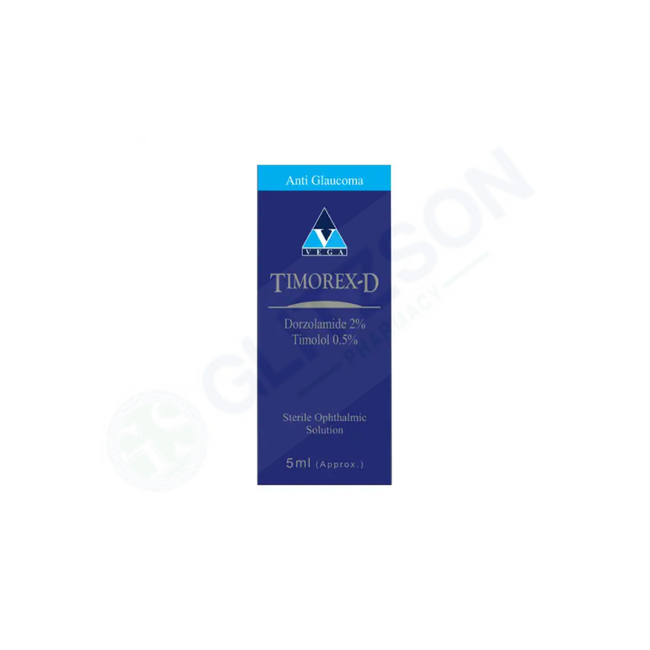 Timorex-D Eye Drops 5ml Hover Image