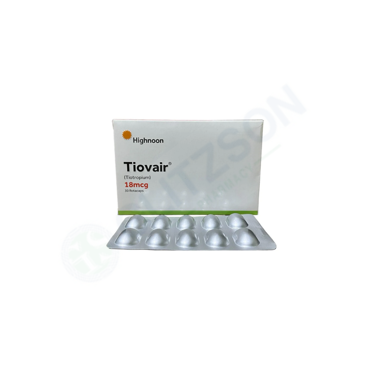 Tiovair Rotacaps 18mcg (1 Box = 3 Strips) (1 Strip = 10 Capsules)