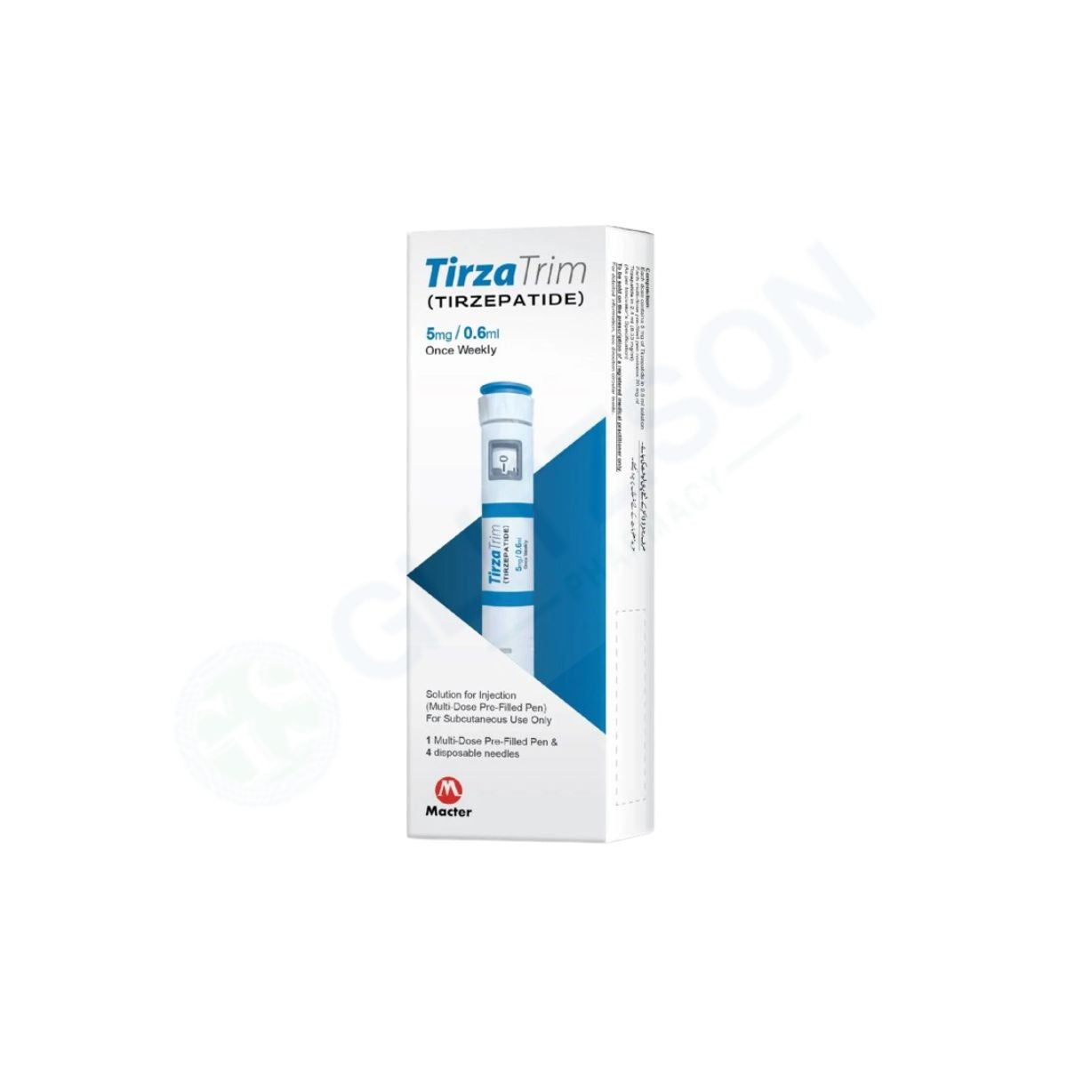 TirzaTrim Injection 5mg/0.6ml (1 Box = 1 Pre-filled Pen)