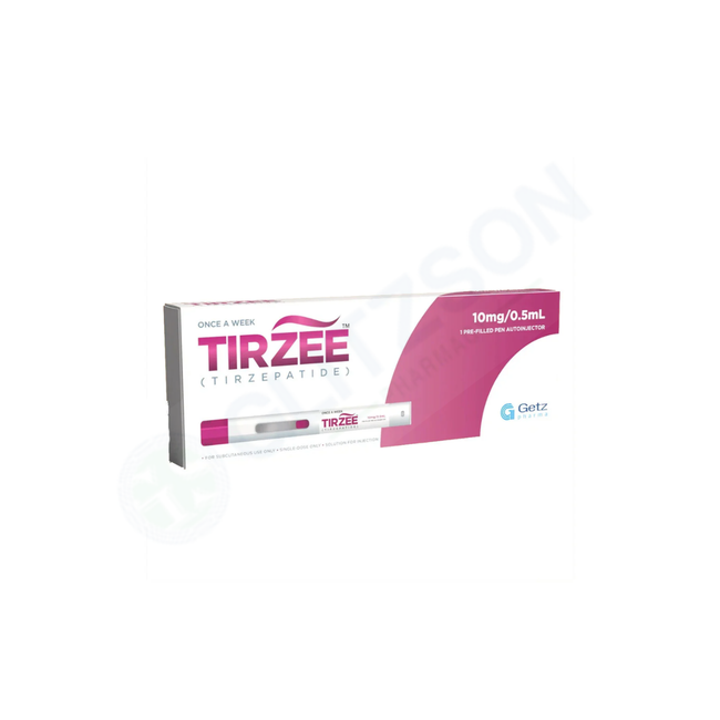 Tirzee Injection 10mg/0.5ml (1 Box = 1Prefilled Pen) Hover Image