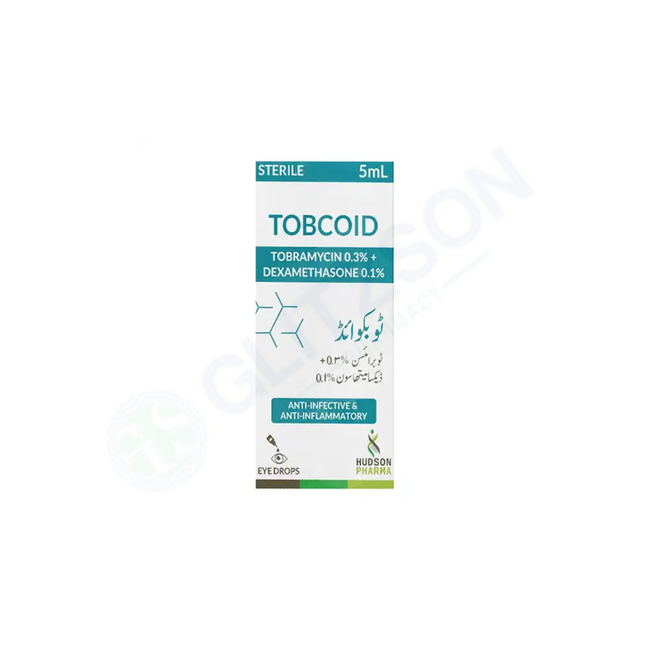 Tobcoid Eye Drops 5ml Hover Image