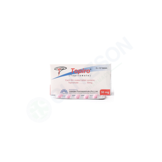 Topiro Tablets 50mg (1 Strip = 10 Tablets)