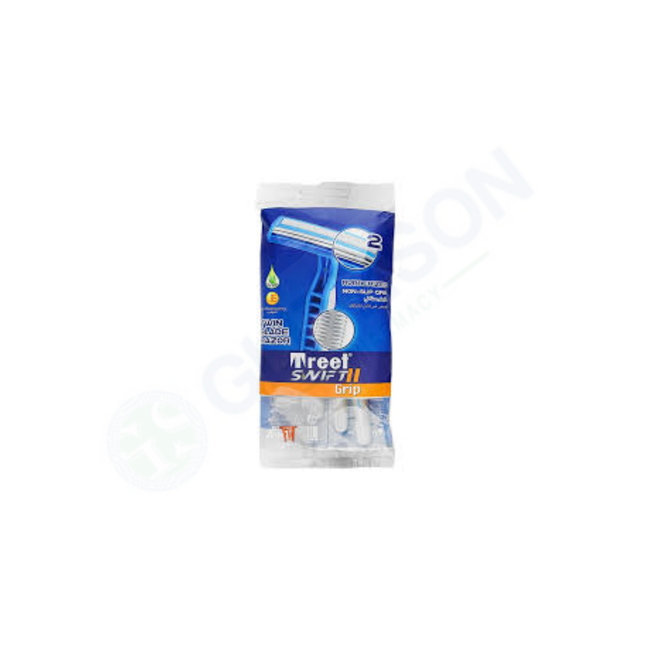 Treet Swift II Twin Blade Disposable Razors 4+1 Pcs Hover Image