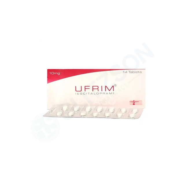 Ufrim Tablets 10mg (1 Box = 1 Strip)(1 Strip = 14 Tablets) Hover Image