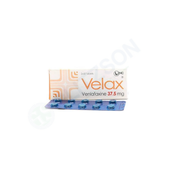 Velax Tablets 37.5mg (1 Strip = 10 Tablets) Hover Image