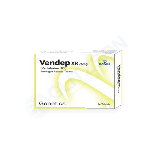 Vendep XR Tablets 75mg (1 Strip = 7 Tablets) Hover Image