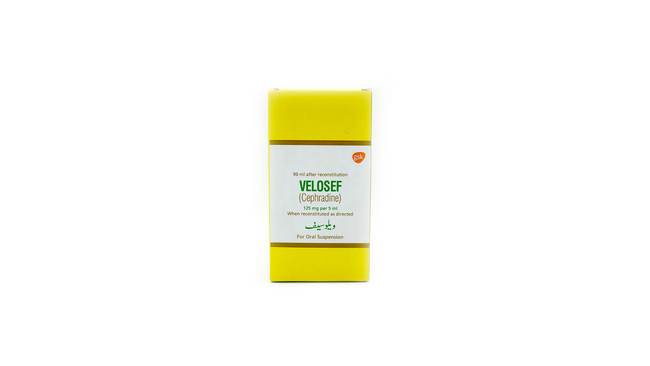 Velosef 90ml Suspension 125mg Hover Image