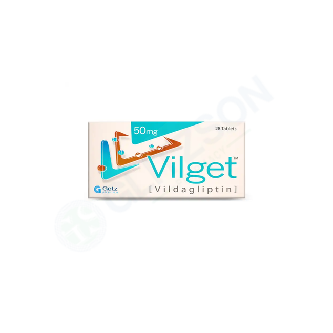 Vilget Tablets 50mg (1 Strip = 7 Tablets) Hover Image