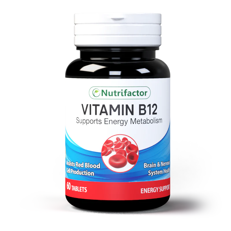 Nutrifactor Vitamin B12 Tablets (1 Bottle = 60 Tablets)