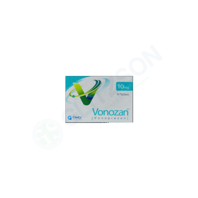 Vonozan Tablets 10mg (1 Strip = 7 Tablets) Hover Image