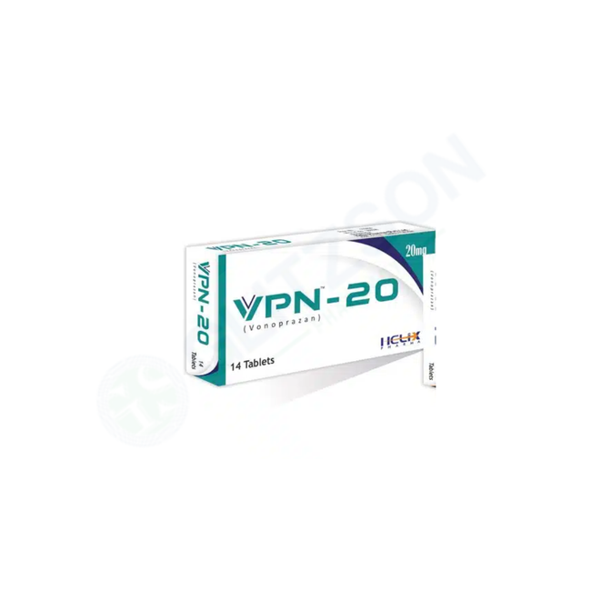 Vpn Tablets 20mg (1 Box = 2 Strips) (1 Strip = 7 Tablets) Hover Image
