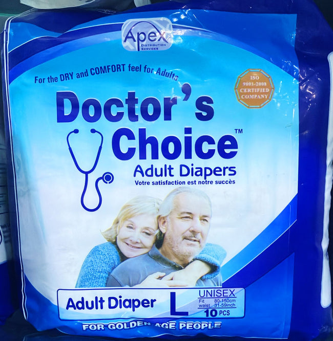 Doctor Choice Adult Diaper LARGE Hover Image