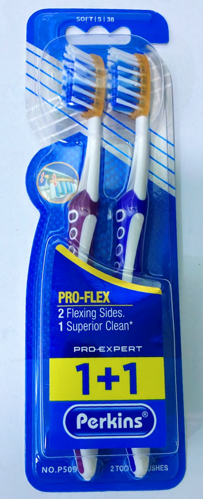 PERKINS 1+1 PRO FLEX TOOTH BRUSH