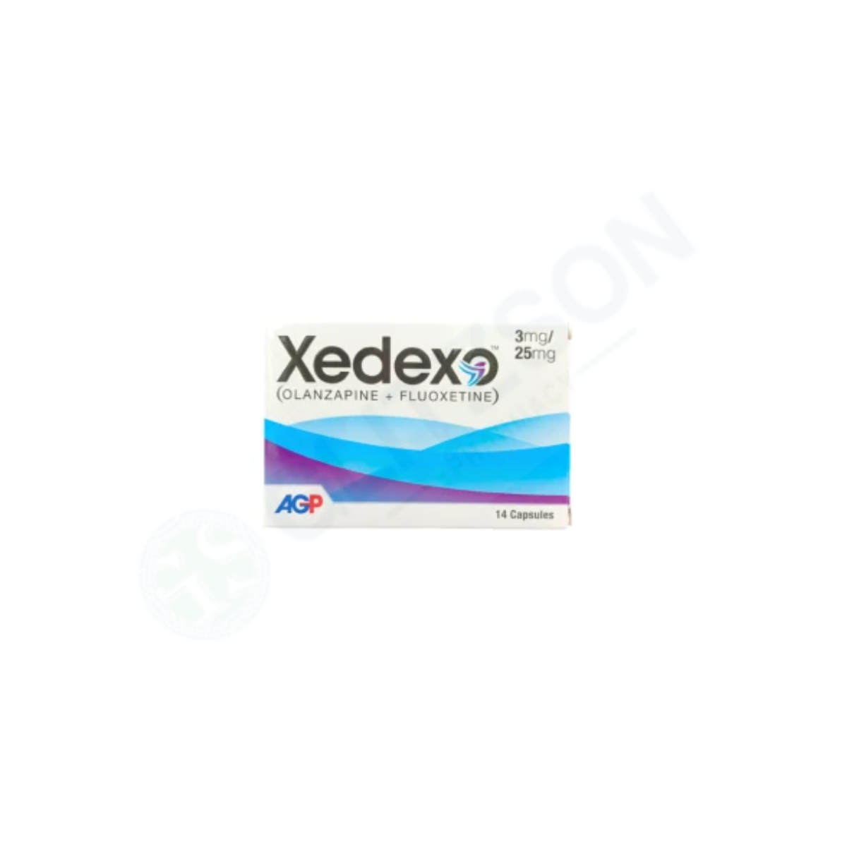 Xedexo Capsules 3mg/25mg (1 Box = 2 Strips) (1 Strip = 7 Capsules)