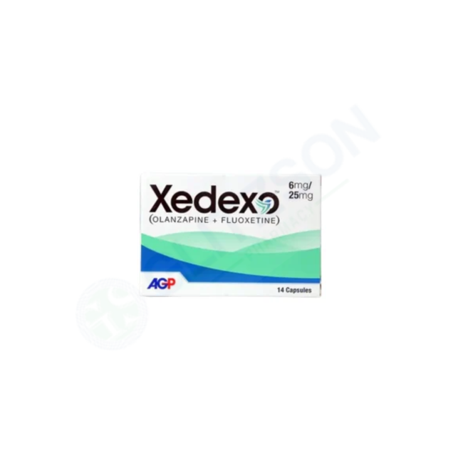Xedexo 6mg 25mg Capsules PACK OF 14 Hover Image