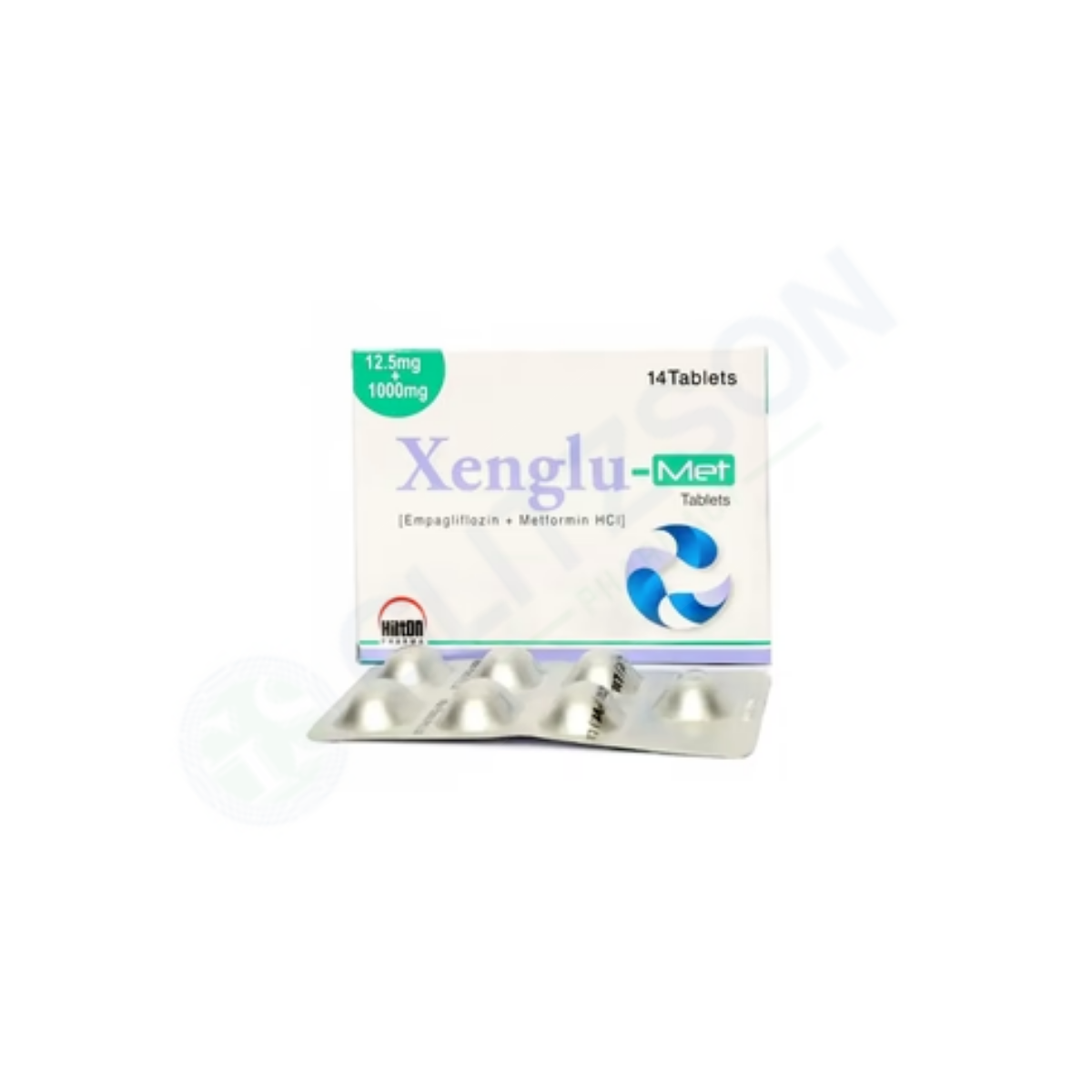 Xenglu-Met Tablets 12.5mg+1000mg (1 Box = 2 Strips) (1 Strip = 14 Tablets)