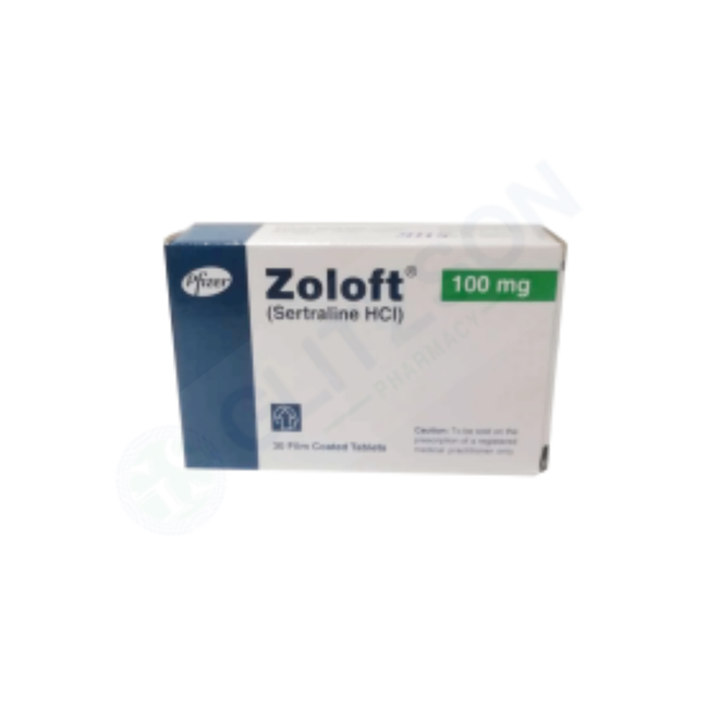 Zoloft 100mg Tablets (1BOX =30TAB) Hover Image