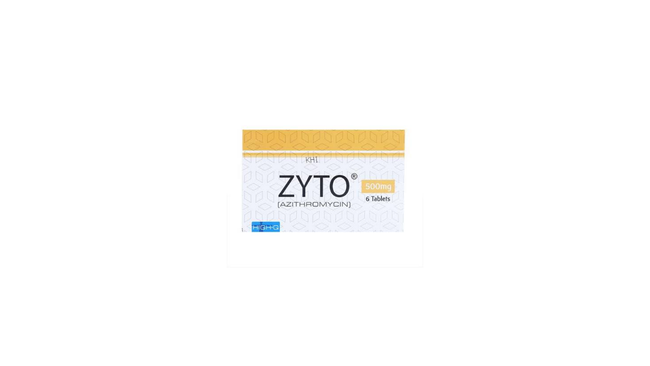 Zyto Tablets 500mg (1 Box = 1 Strip)(1 Strip = 6 Tablets) Hover Image