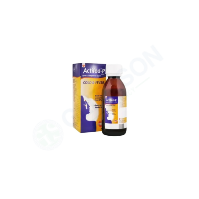 Actifed P Elixir 90ml Hover Image