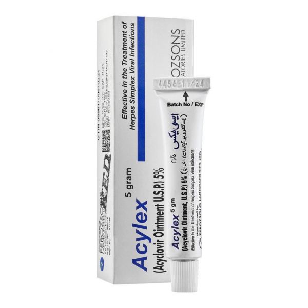 Acylex Ointment 5% 5g Hover Image
