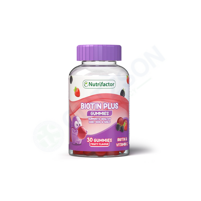 Nutrifactor Biotin Plus Gummies (1 Bottle = 30 Tablets) Hover Image