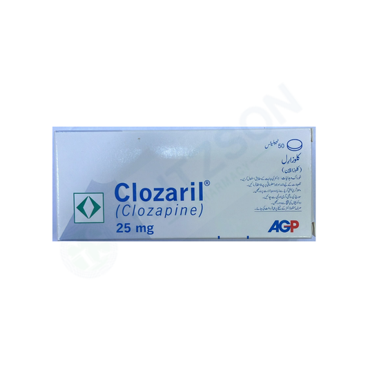 Clozaril 25mg Tablets (1box =50tab