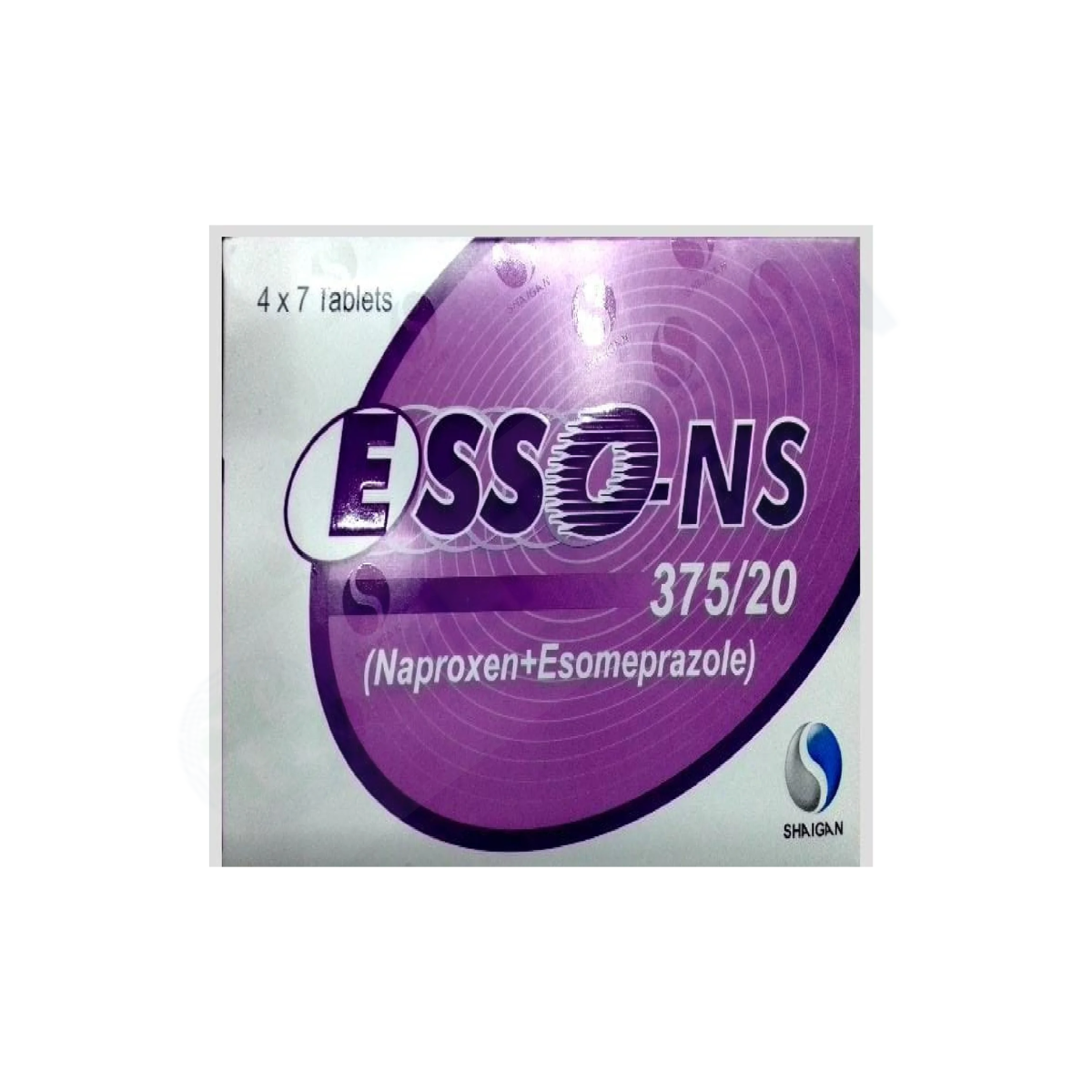 Esso-NS Tablets 375/20 (1 Box = 2 Strips) (1 Strip = 14 Tablets)
