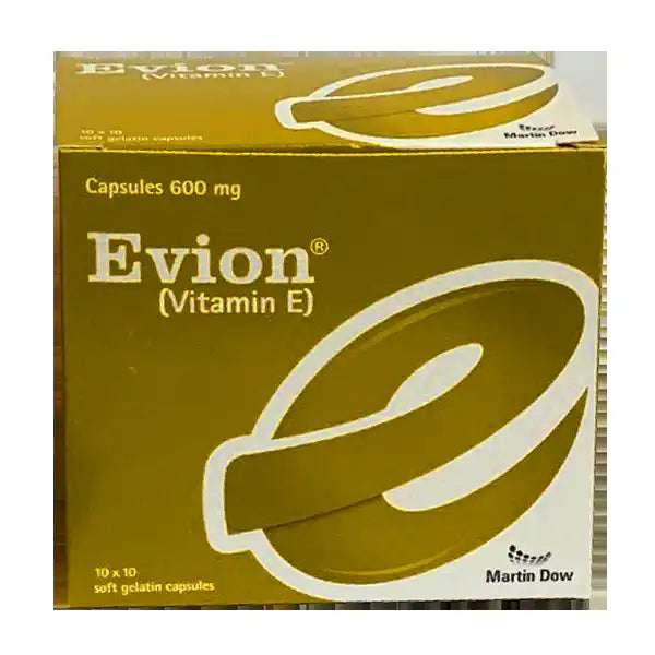 Evion Capsules 600mg (1 Strip = 10 Capsules)