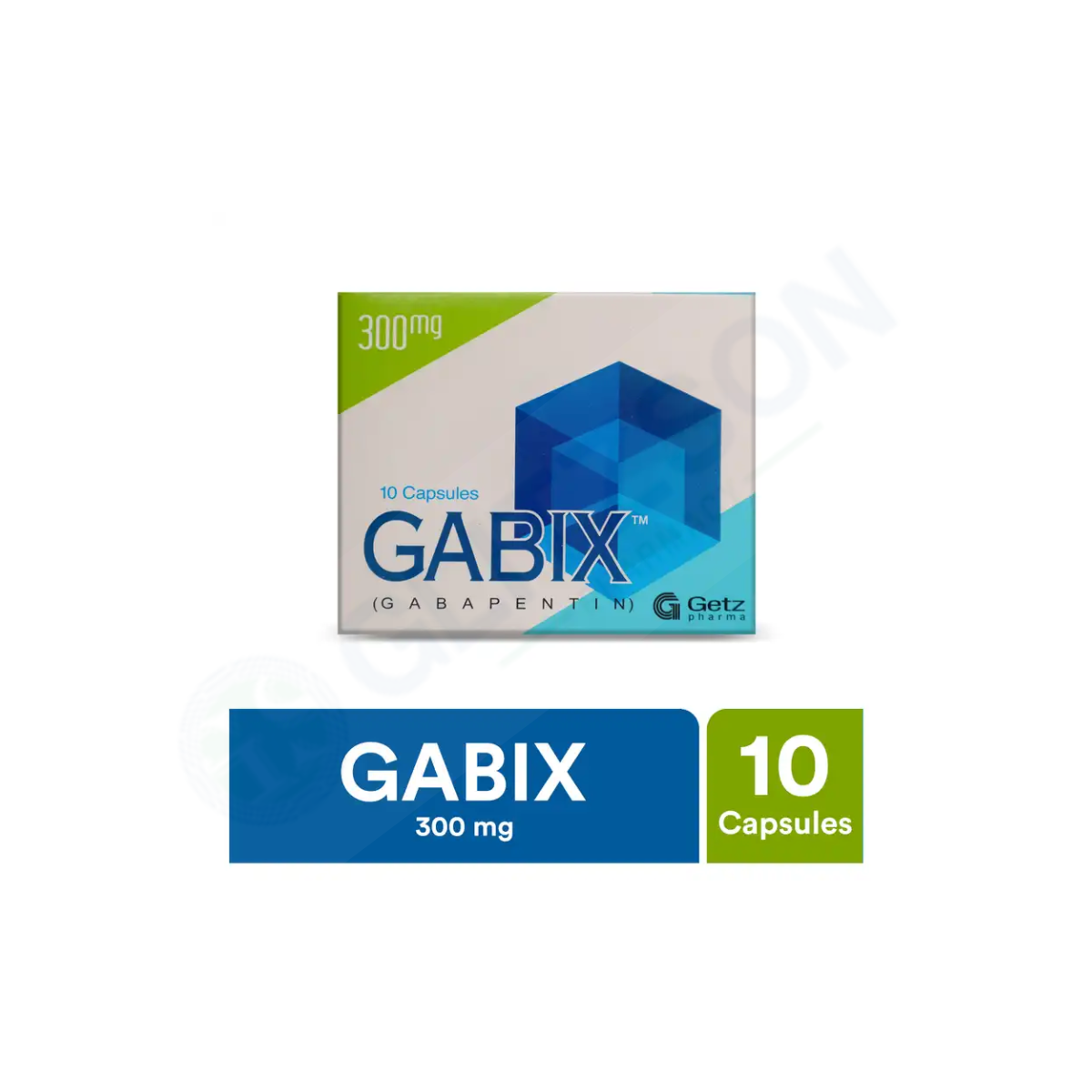 Gabix Capsules 300mg (1 Box = 1 Strip)(1 Strip = 10 Capsules)