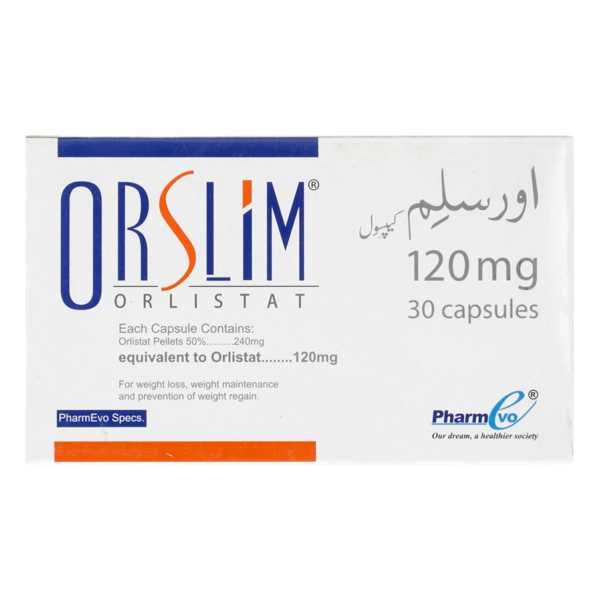 Orslim Capsules 120mg (1 Strip = 10 Capsules)