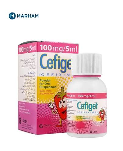 Cefiget 60ml Suspension 100mg/5ml Hover Image
