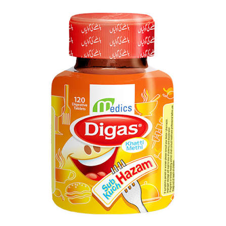 Digas Khatti Meethi tablets 120Tab