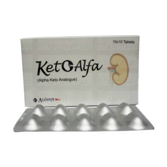 Ketoalfa Tablets (1 Strip = 10 Tablets) Hover Image