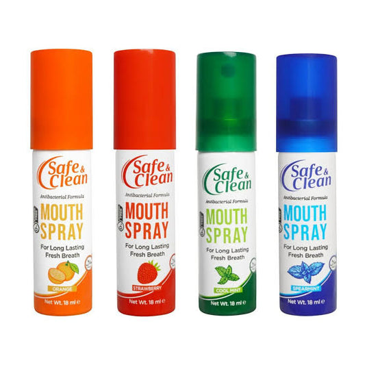 Safe & Clean Cool Mint Mouth Spray 18ml