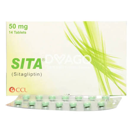 Sita Tablets 50mg (1 Box = 2 Strip)(1 Strip = 7 Tablets) Hover Image