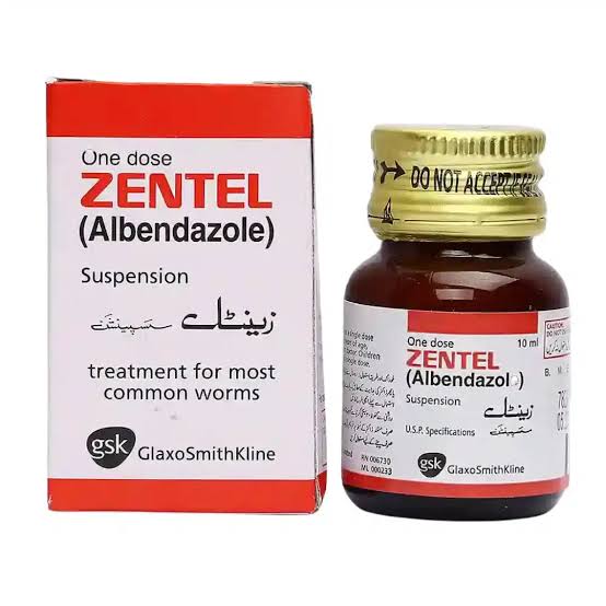 Zentel 10ml Suspension 100mg/5ml Hover Image