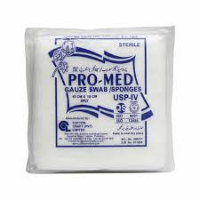 Gauze Swab Sponges Sterilized 10cmx10cm 100's 8Ply Hover Image