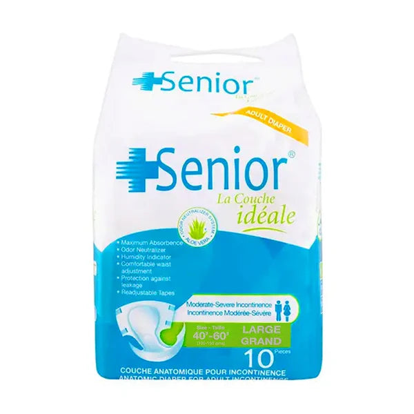 Senior Adult Diapers size Large 10Pcs Hover Image