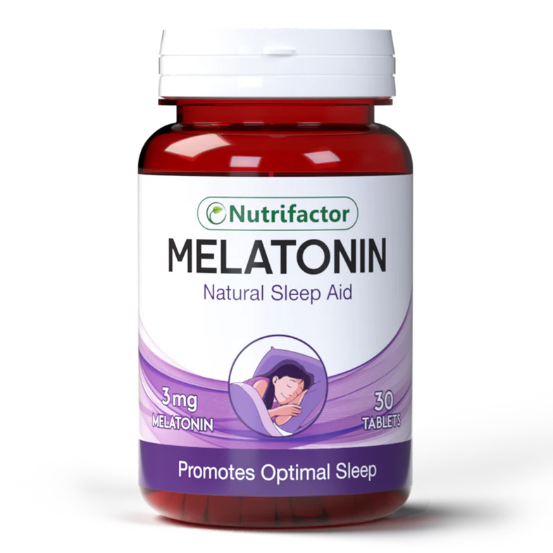Nutrifactor Melatonin Tablets 3mg (1 Bottle = 30 Tablets)