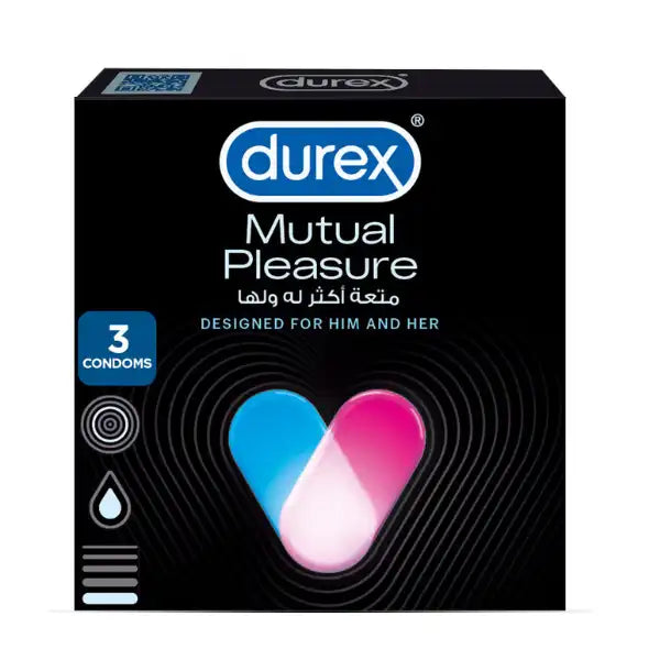 Durex Mutual Pleasure Condom (1 Pack = 3Pcs) Hover Image