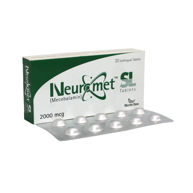 Neuromet SL Tablets 2000mcg Hover Image